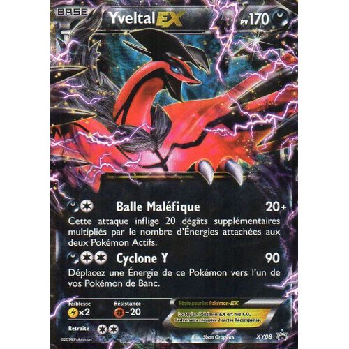 Carte Pokémon Xy08 Yveltal-Ex 170 Pv Promo Neuf Fr