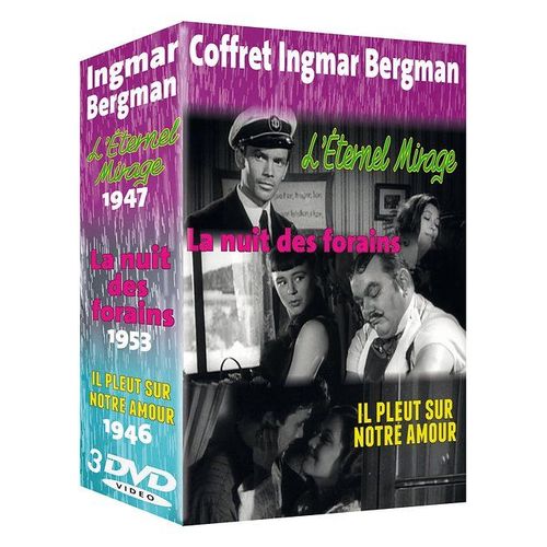 Ingmar Bergman : Il Pleut Sur Notre Amour + L'eternel Mirage + La Nuit Des Forains - Pack