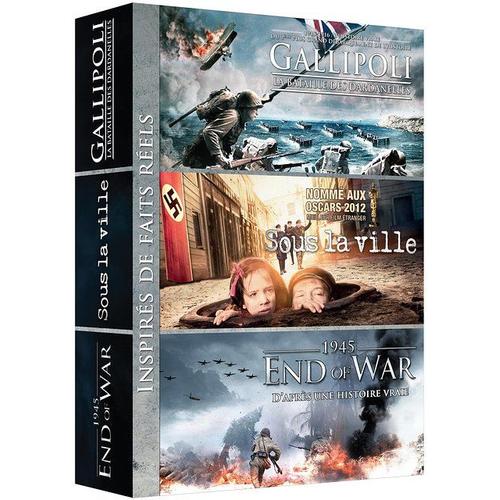 Guerre : Gallipoli - La Bataille Des Dardanelles + Sous La Ville + 1945 - End Of War - Pack