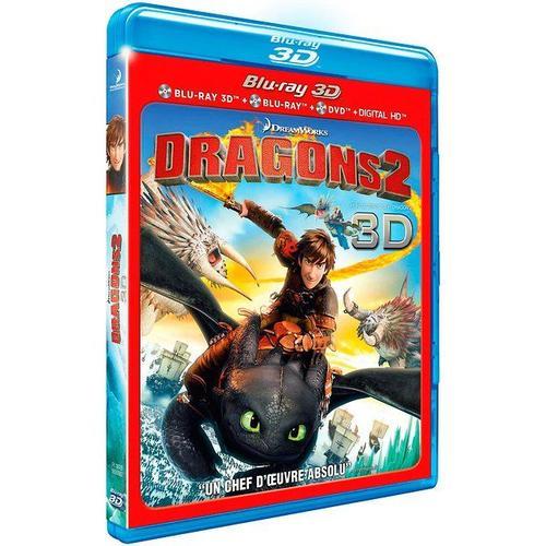 Dragons 2 - Combo Blu-Ray 3d + Blu-Ray + Dvd + Copie Digitale