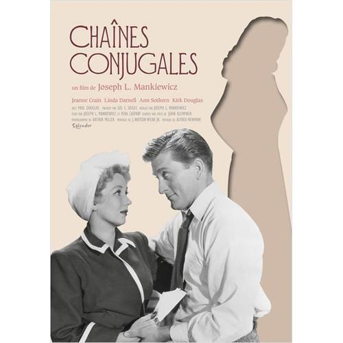 Chaînes Conjugales (A Letter To Three Wives) - Véritable Affiche De Cinéma Pliée - Format 40x60 Cm -De Joseph L. Mankiewicz Avec Jeanne Crain, Linda Darnell, Kirk Douglas - 1949 Ressortie 2014