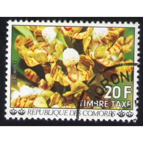 Comores 1977 Oblitéré Rond Used Stamp Timbre Taxe Fleur Orchidée