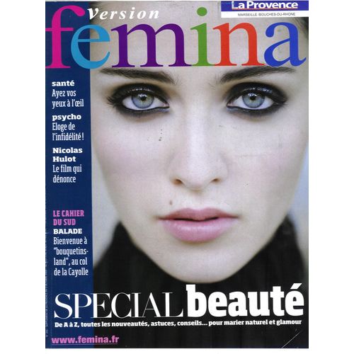 Version Femina N°392: Special Beaute/ Pantalon En Cuir/ Fidelite/ Hulot/ Tofu/ Yeux