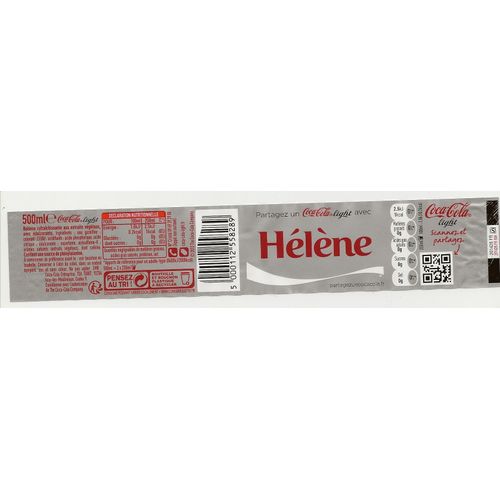Etiquette Coca-Cola Hélène