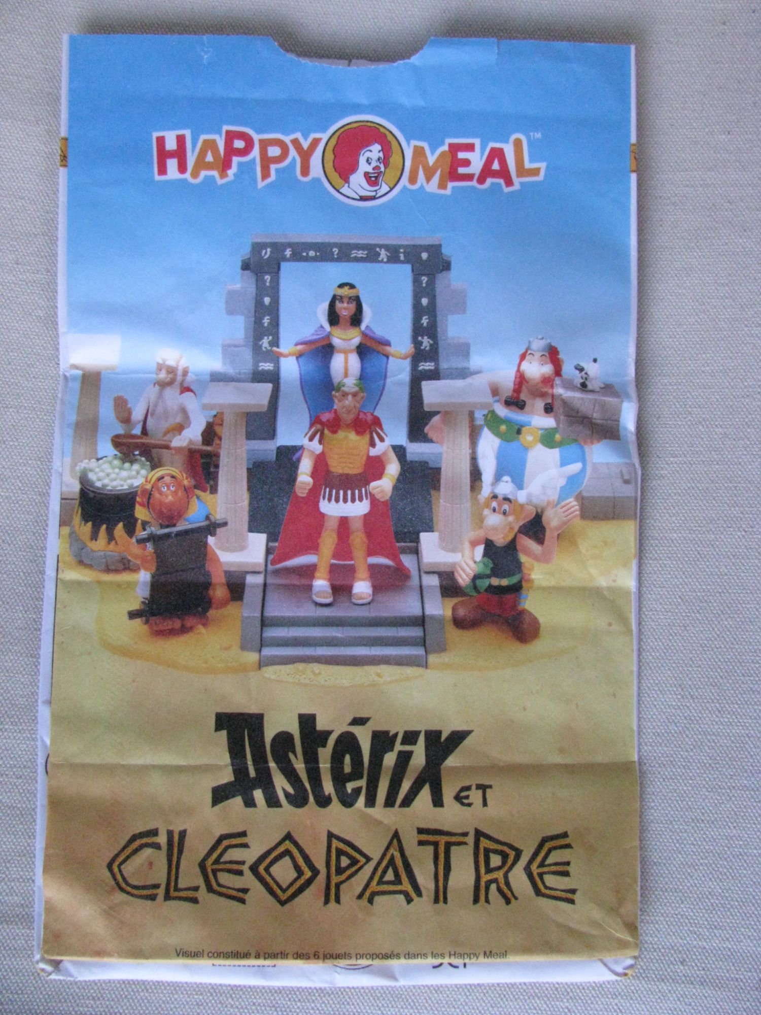 Happy Meal Astérix & Cléopatre - Sac Papier.
