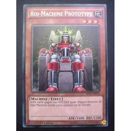 Carte Yu Gi Oh - Roi Machine Prototype - Bp03-Fr019 - Rare