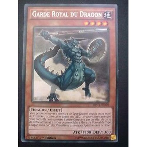 Carte Yu Gi Oh - Garde Royal Du Dragon - Bp03-Fr060 - Rare