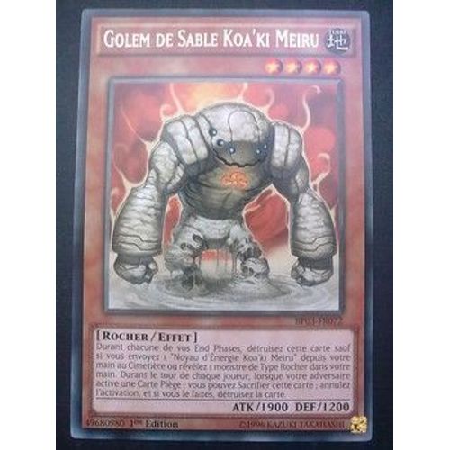 Carte Yu Gi Oh - Golem De Sable Koa'ki Meiru - Bp03-Fr072 - Rare