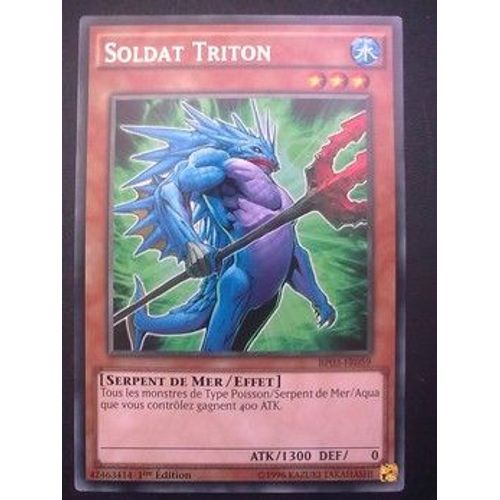 Carte Yu Gi Oh - Soldat Triton - Bp03-Fr059 - Rare