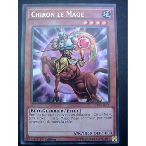 Carte Yu Gi Oh - Chiron Le Mage - Bp03-Fr015 - Rare