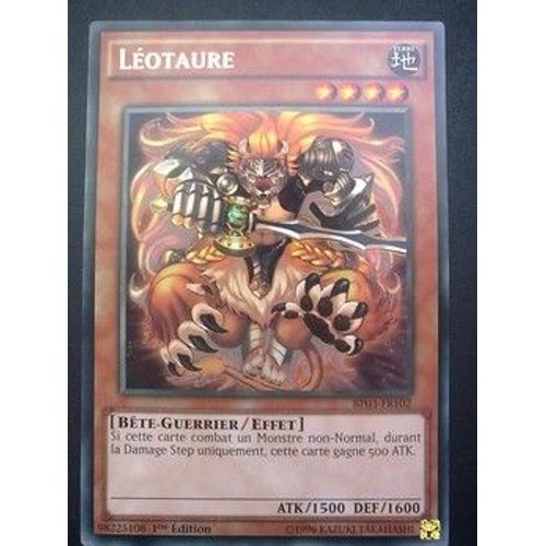 Carte Yu Gi Oh - Léotaure - Bp03-Fr102 - Rare