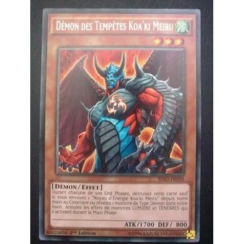Carte Yu Gi Oh - Demon Des Tempetes Koa'ki Meiru - Bp03-Fr058 - Rare