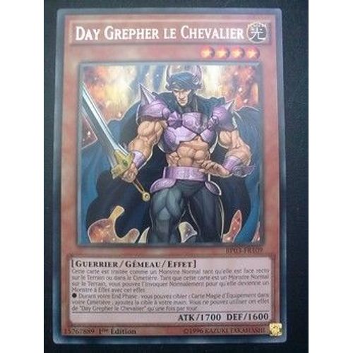 Carte Yu Gi Oh - Day Grepher Le Chevalier - Bp03-Fr109 - Rare