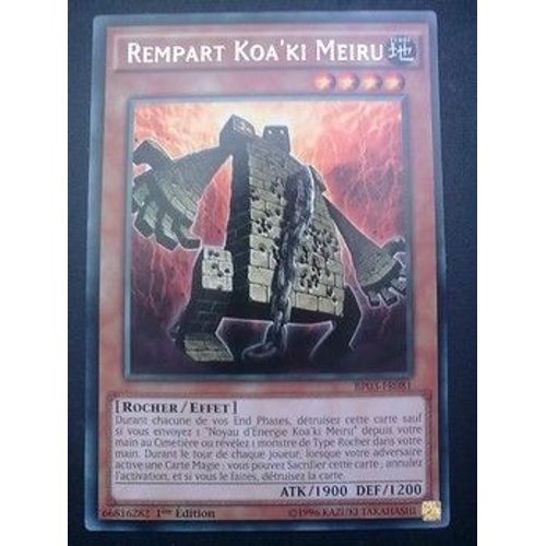 Carte Yu Gi Oh - Rempart Koa'ki Meiru - Bp03-Fr081 - Rare
