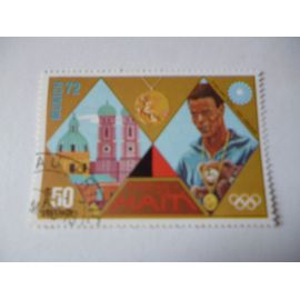 Timbre "Haïti :Jeux Olympiques De Munich  1972 : Saut En Longueur".
