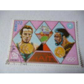 Timbre "Haïti :Jeux Olympiques De Munich  1972 : 5000/10000 M Et 110 M Haies".