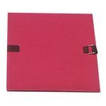 1 Chemise Sangle 24x32 Papier Toile Bordeau. Fournitures De Bureau