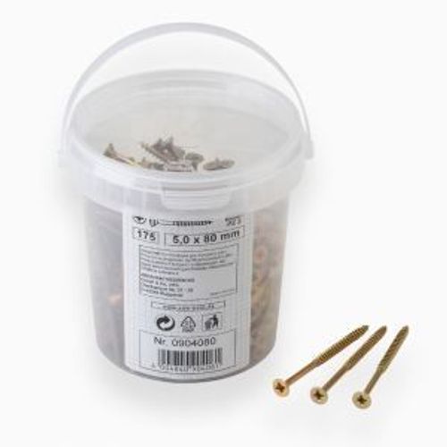 Lot de 175 vis universelles 5,0x80 mm