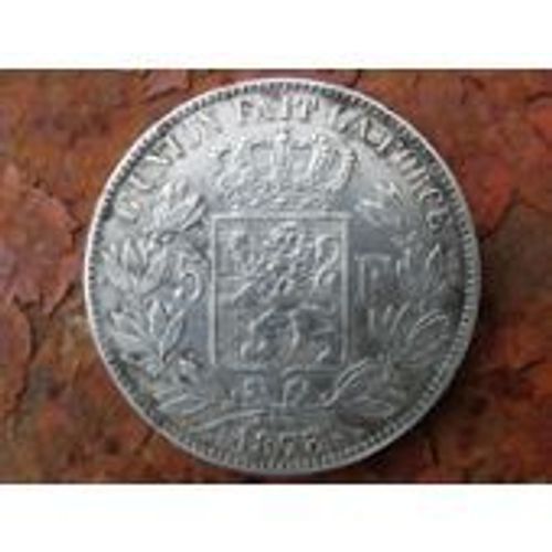 5 Francs Belge 1873 En Argent