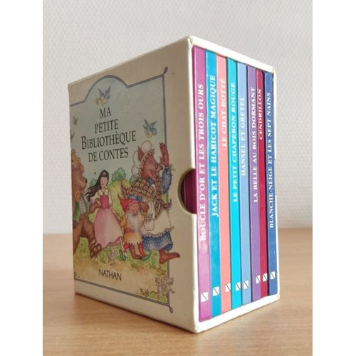 Petite Bibliotheque De Contes - Coffret De 8 Mini-Livres (10 X 12 Cm) Nathan