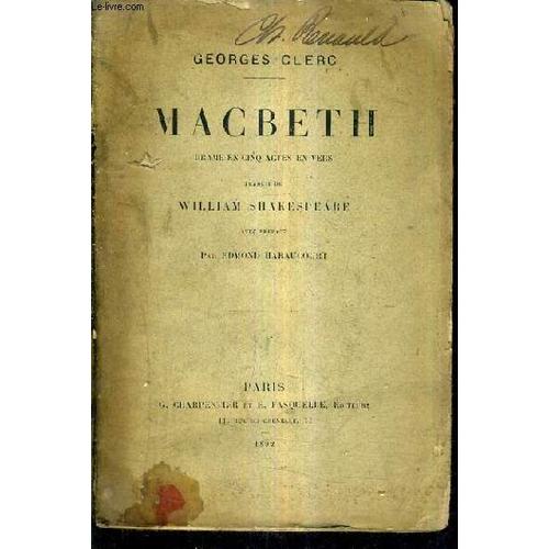 livre macbeth original