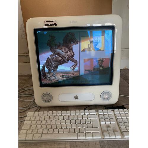 Apple eMac 17" PowerPC G4 - 700 MHz - Ram 1 Go - DD 40 Go, Mac OS X version 10.4.11