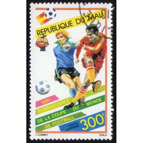 Mali 1981 Oblitéré Rond Used Stamp Qualifications Pour La Coupe Du Monde Football Espagne 1982