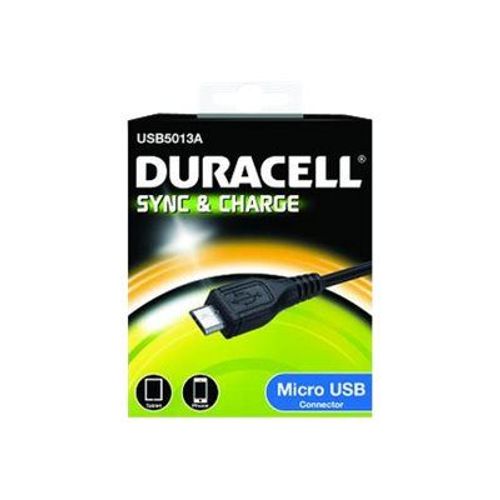 Duracell - Câble USB - Micro-USB de type B (M) pour USB (M) - 1 m