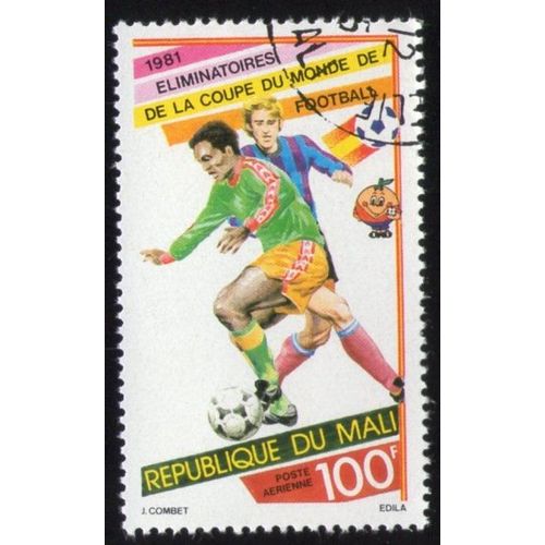 Mali 1981 Oblitéré Rond Used Stamp Eliminatoires Coupe Monde Football Espagne 82