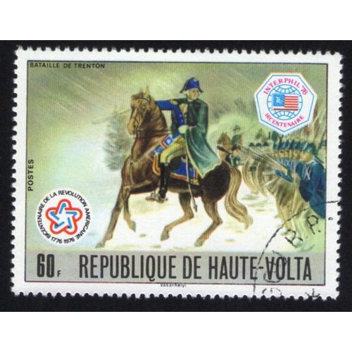 Haute Volta 1976 Oblitéré Rond Used Stamp Bataille De Trenton