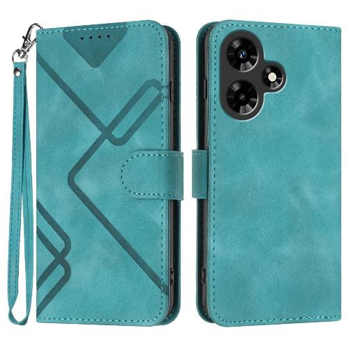 Case For Infinix Hot 30 With Card Slot Stand Flip Wallet Pu Leather Magnetic Cover - Vert