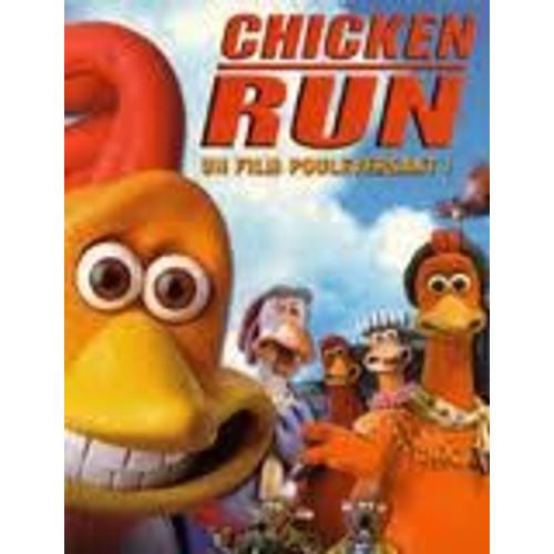 Affiche De Cinéma Pliée (120x160cm) Chicken Run De Nick Park Et Peter Lord.
