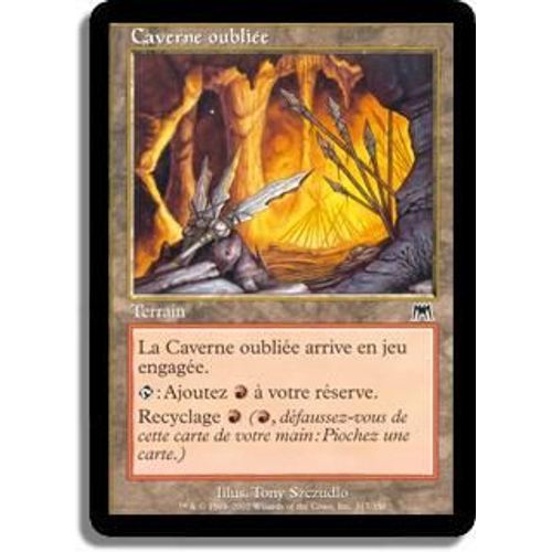 Magic The Gathering - Caverne Oubliée (Forgotten Cave) - Carnage - Commune