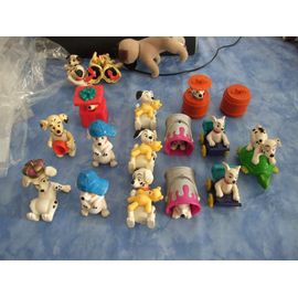 Figurine Les 101 Dalmatiens - Chien Avec Ourson 25 - Happy Meal - Mcdo 1998