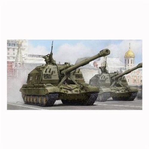 Maquette Char 2s19 Canon Howitzer Automoteur De 152mm Russe 1995-Trumpeter