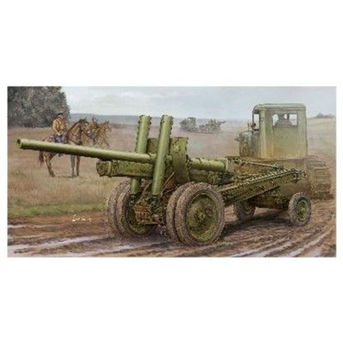 Maquette Véhicule Militaire : Canon Howitzer Soviétique A-19 122 Mm  Mod.1931/1937-Trumpeter