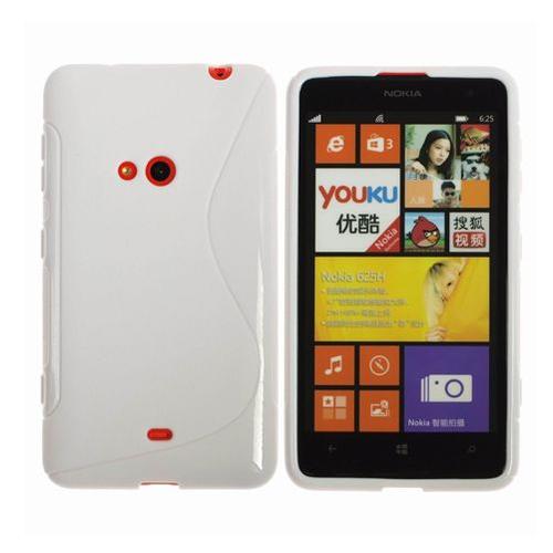 Coque Tpu Type S Pour Nokia Lumia 625 - Blanc