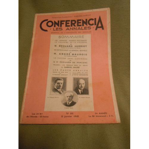 Conferencia Les Annales 