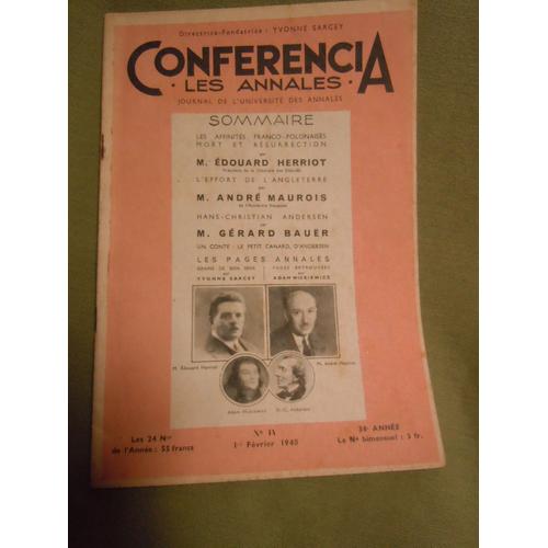 Conferencia Les Annales