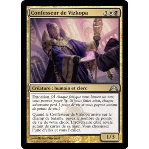 Magic The Gathering - Confesseur De Vizkopa (Vizkopa Confessor) - Insurrection  - Unco