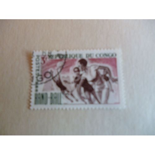 Timbre "Congo 1966 :Hand Ball".