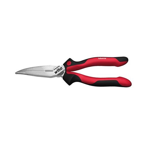 Pince demi-ronde Courbée WIHA Industrial avec coupe-fils 200 mm - 32328