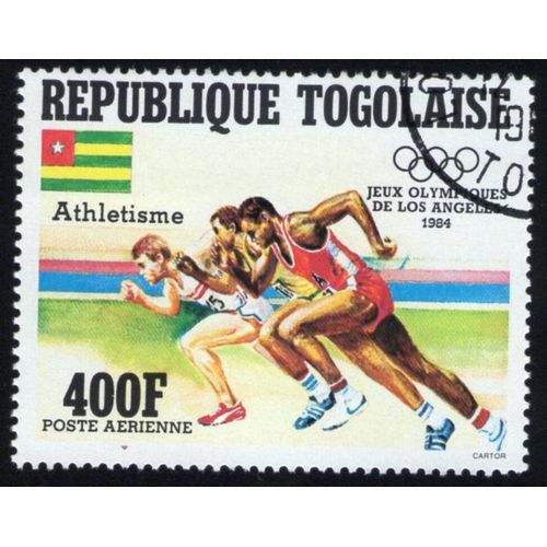 Togo 1984 Oblitéré Rond Used Stamp Jeux Olympiques Los Angeles Athlétisme