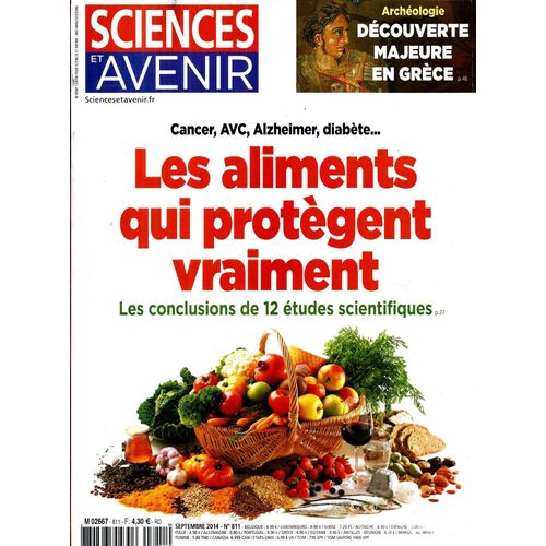 Sciences Et Avenir N°811: Les Aliments Qui Protegent/ Mystere D'amphipolis/ Lune/ Chirurgie Mains