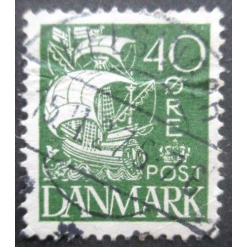 Danemark N°186 Fond Plein Oblitéré