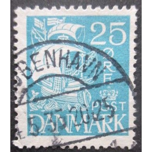 Danemark N°183 Fond Plein Oblitéré