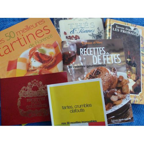 Livrets Recettes Fêtes Gourmets Tartes Thés Tisanes Tartines