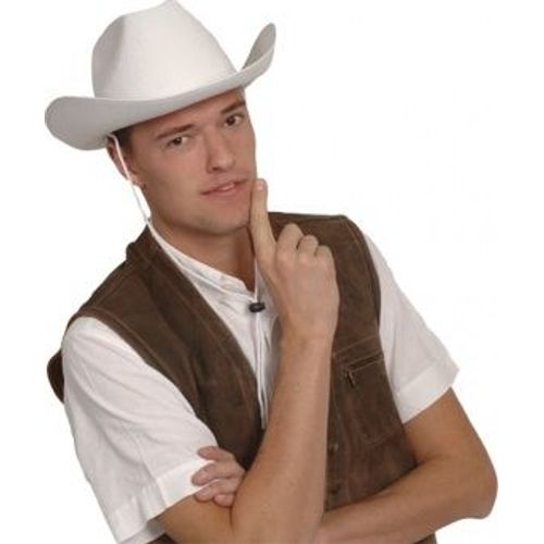 Chapeau Feutre Cow Boy Blanc