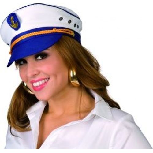 Casquette Marine En Tissu