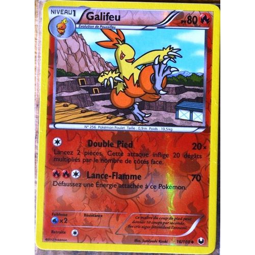 Carte Pokémon 16/108 Galifeu Explorateurs Obscurs Neuf Fr